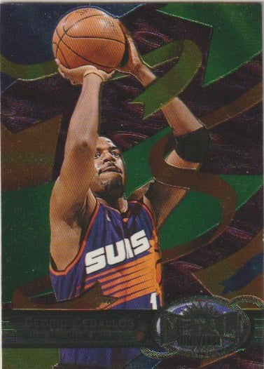 NBA 1997-98 Metal Universe Reebok Chase Gold - No 16 - Cedric Ceballos