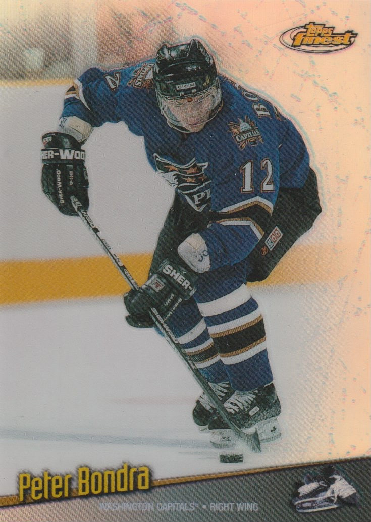 NHL 1998-99 Finest No Protectors Refractors - No 52 - Peter Bondra