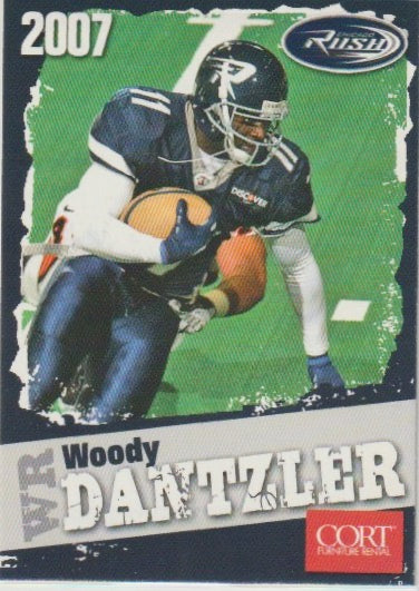 NFL 2007 Chicago Rush - No 2 of 36 - Woody Dantzler