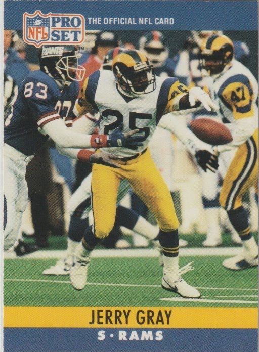 NFL 1990 ProSet - No 166 - Jerry Gray