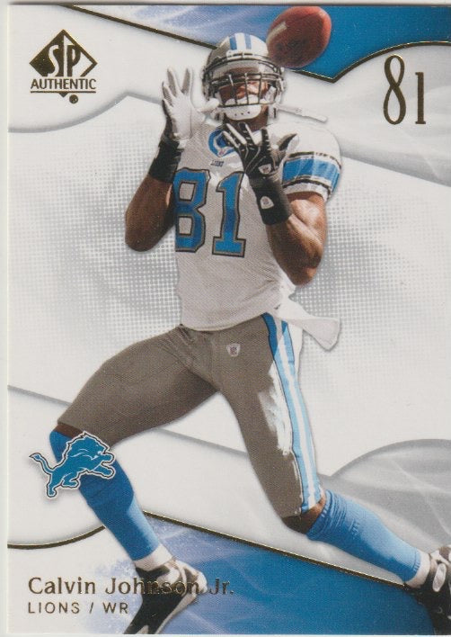NFL 2009 SP Authentic - No 58 - Calvin Johnson jr.