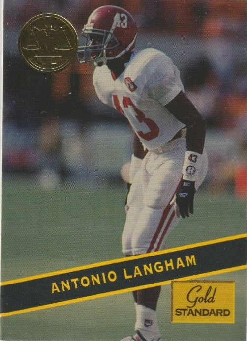 NFL 1994 Signature Rookies Gold Standard - No 41 - Antonio Langham