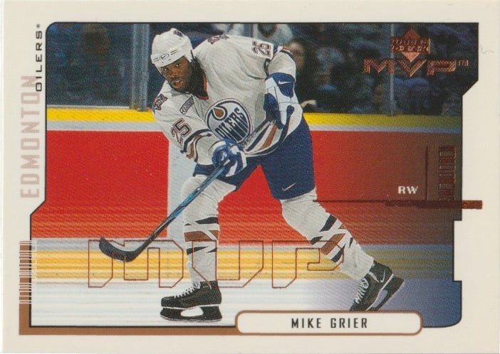 NHL 2000-01 Upper Deck MVP - No 75 - Mike Grier