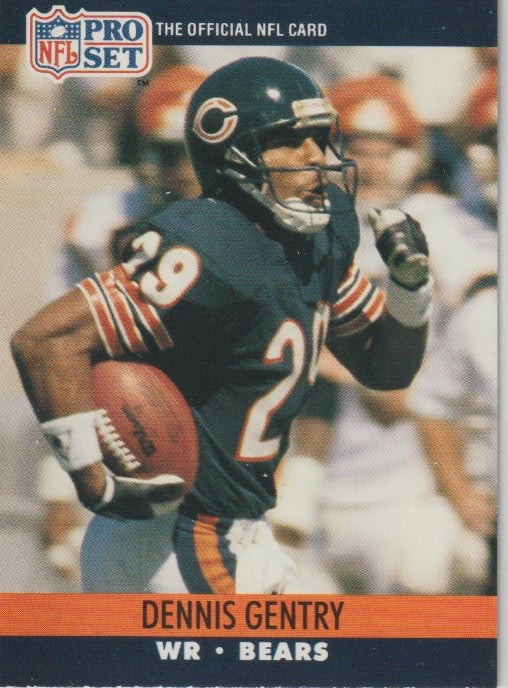 NFL 1990 ProSet - No 451 - Dennis Gentry