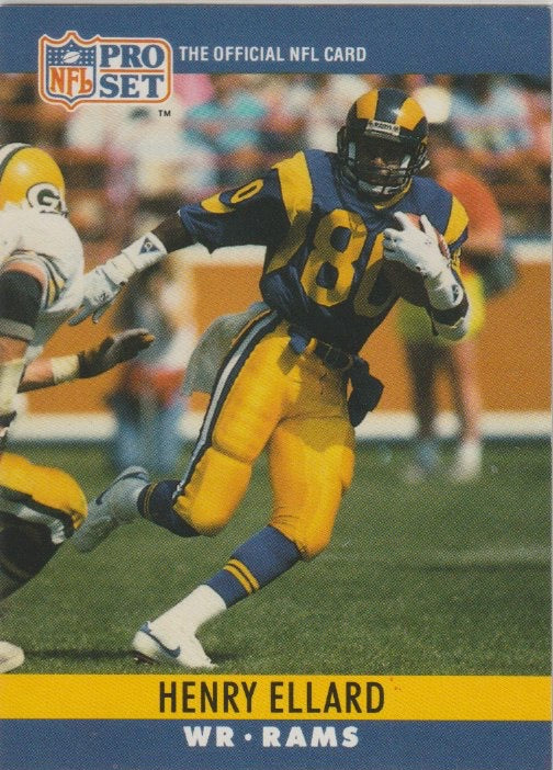 NFL 1990 ProSet - No 164 - Henry Ellard