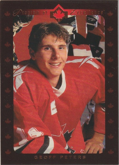 NHL 1995 / 96 Upper Deck - No 522 - Geoff Peters
