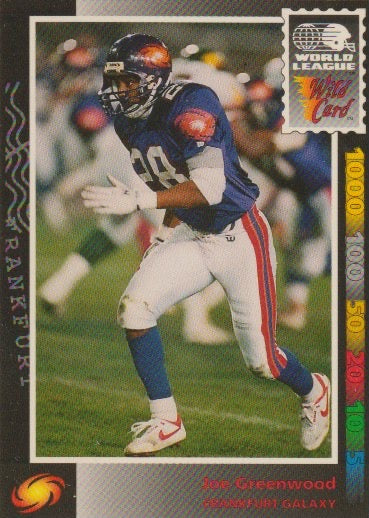 NFL 1992 Wild Card WLAF - No 90 - Joe Greenwood
