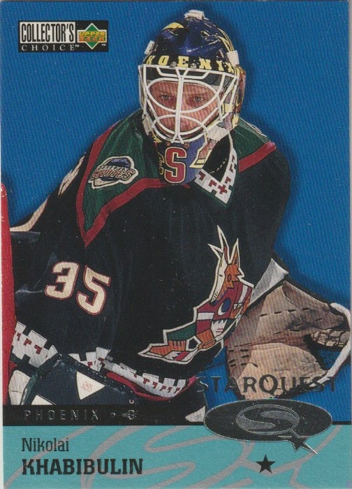 NHL 1997/98 Collector's Choice Star Quest - No SQ35 - Nikolai Khabibulin