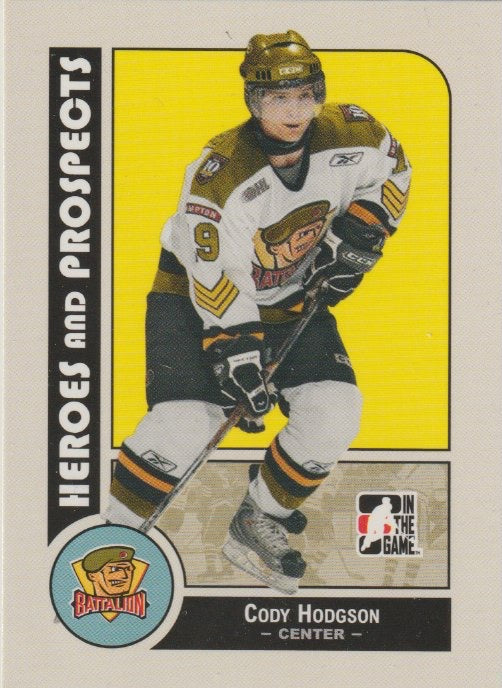 NHL 2008-09 ITG Heroes and Prospects - No 43 - Cody Hodgson