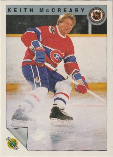 NHL 1991-92 Ultimate Original Six - No 98 - Keith McCreary