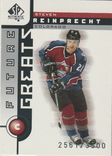NHL 2001-02 SP Authentic - No 122 - Steven Reinprecht