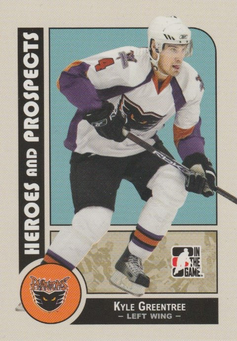 NHL 2008-09 ITG Heroes and Prospects - No 29 - Kyle Greentree