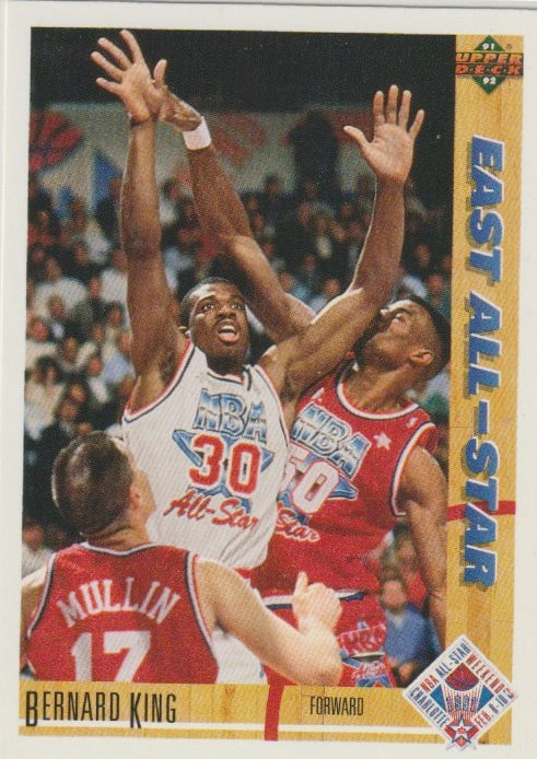 NBA 1991-92 Upper Deck - No 65 - Bernard King