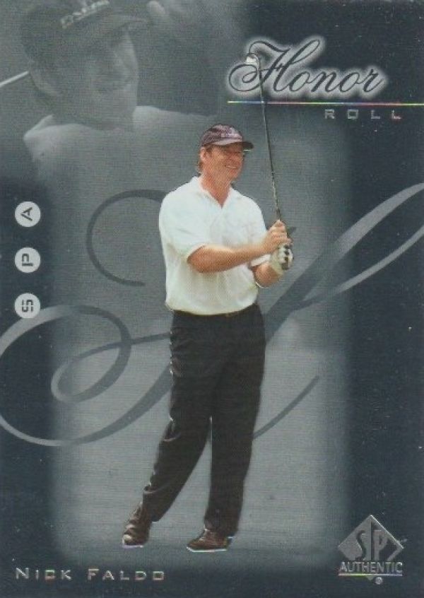 Golf 2001 SP Authentic Honor Roll - No HR24 - Nick Faldo