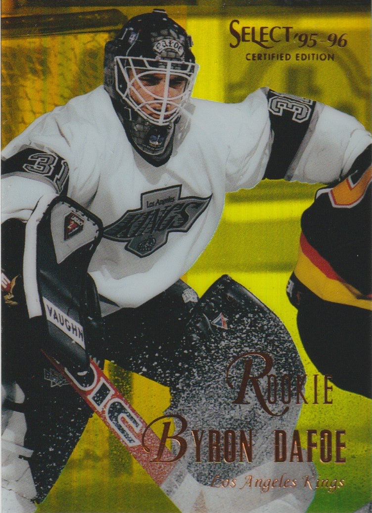 NHL 1995 / 96 Select Certified Mirror Gold - No 120 - Byron Dafoe