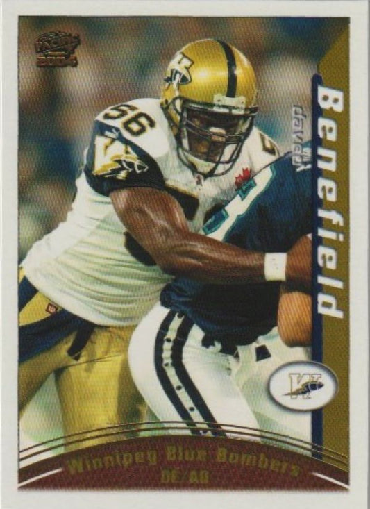 NFL 2004 Pacific CFL - No 99 - Daved Benefield