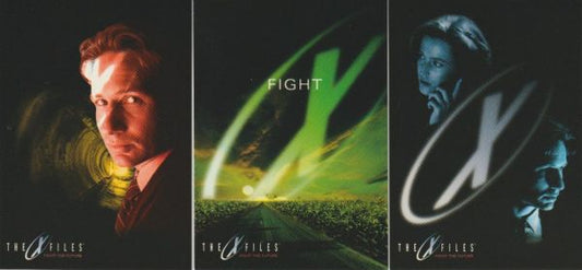 X Files 1998 Topps Fight the Future Movie Cards - kompletter Satz