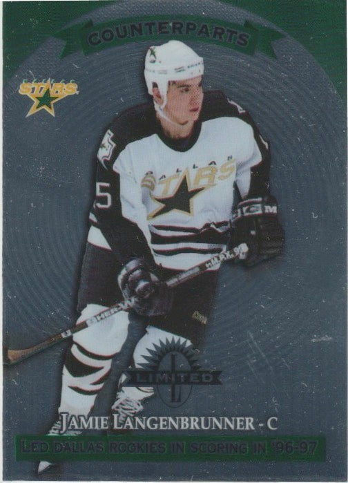 NHL 1997-98 Donruss Limited - No 167 - Jamie Langenbrunner / Brandon Convery