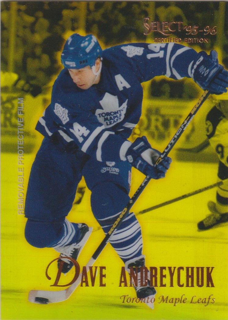 NHL 1995 / 96 Select Certified Mirror Gold - No 28 - Dave Andreychuk