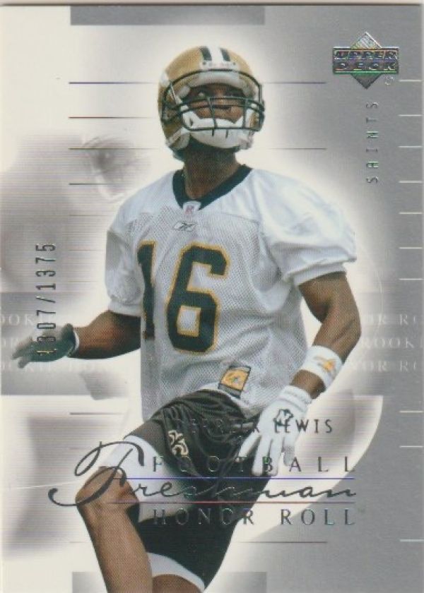 NFL 2002 Upper Deck Honor Roll - No 117 - Derrick Lewis