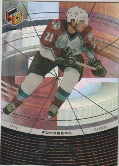 NHL 1999-00 Upper Deck HoloGrFx Pure Skill - No PS2 - Peter Forsberg