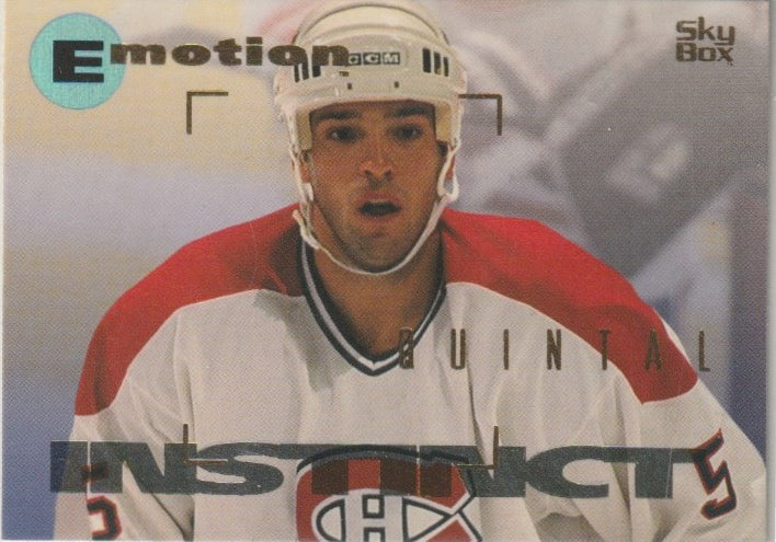 NHL 1995 / 96 Emotion - No 89 - Stephane Quintal