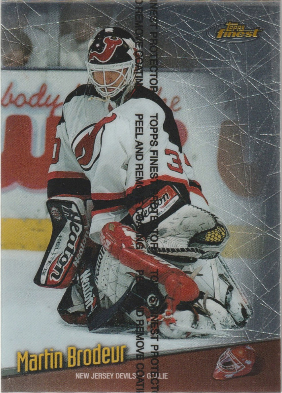 NHL 1998-99 Finest Oversize - No 3 of 7 - Martin Brodeur