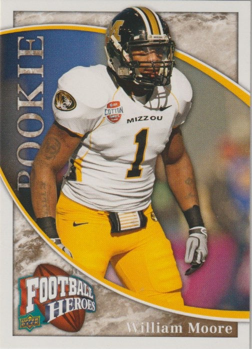 NFL 2009 Upper Deck Heroes - No 181 - William Moore