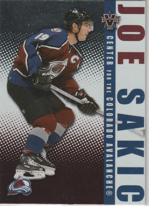 NHL 2002-03 Vanguard - No 28 - Joe Sakic