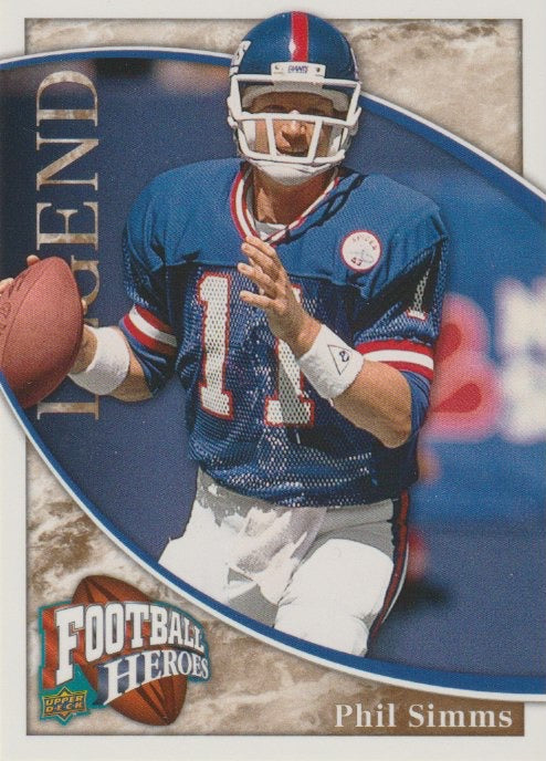 NFL 2009 Upper Deck Heroes - No 292 - Phil Simms