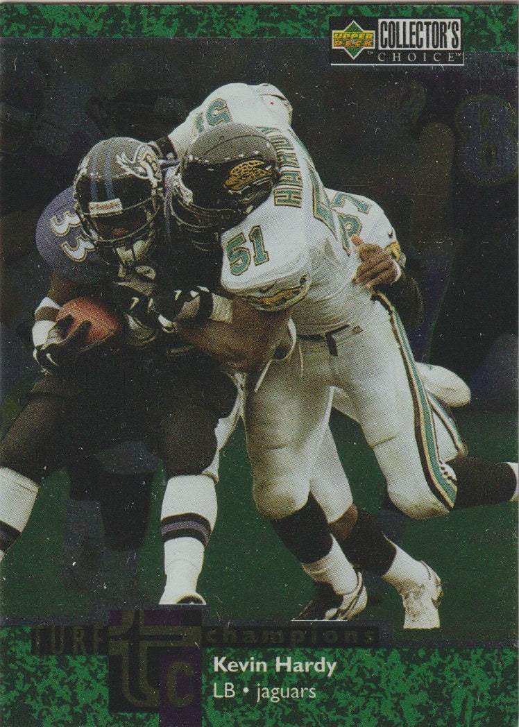 NFL 1997 Collector's Choice Turf Champions - No TC15 - Kevin Hardy