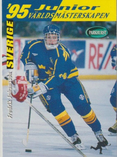 NHL 1994 / 95 Parkhurst SE - No SE241 - Fredrik Johansson