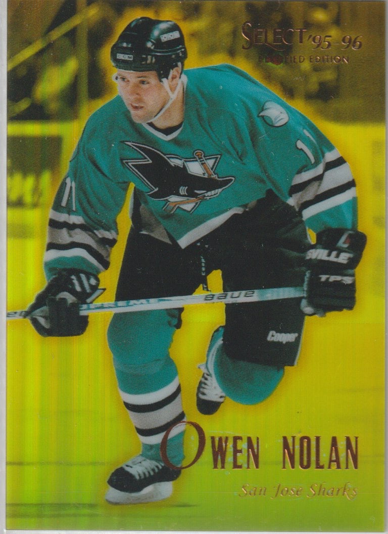 NHL 1995 / 96 Select Certified Mirror Gold - No 19 - Owen Nolan