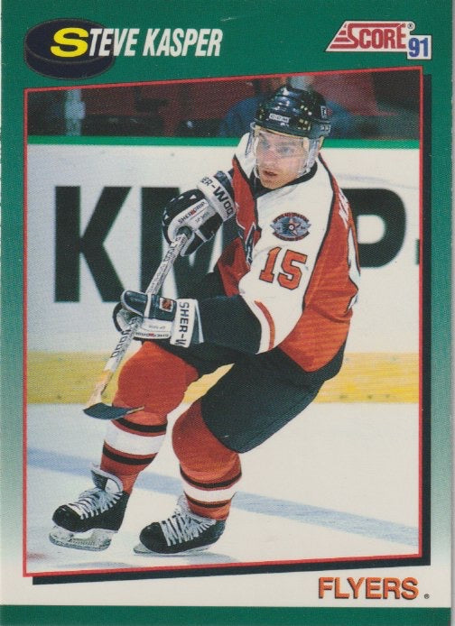 NHL 1991-92 Score Rookie & Traded - No 24T - Steve Kasper
