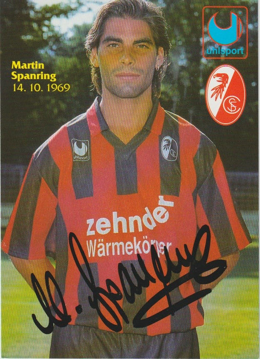 Fussball - Autogramm - Martin Spanring