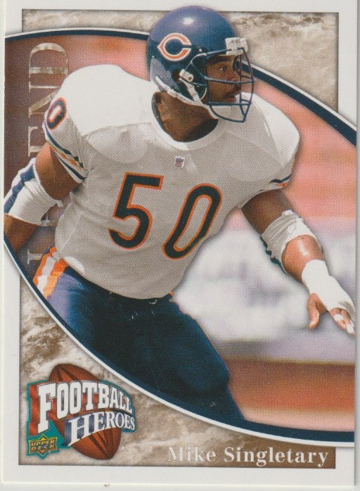 NFL 2009 Upper Deck Heroes - No 221 - Mike Singletary