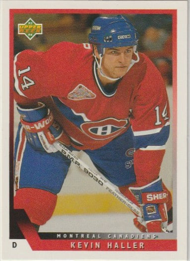 NHL 1993/94 Upper Deck - No. 333 - Kevin Haller