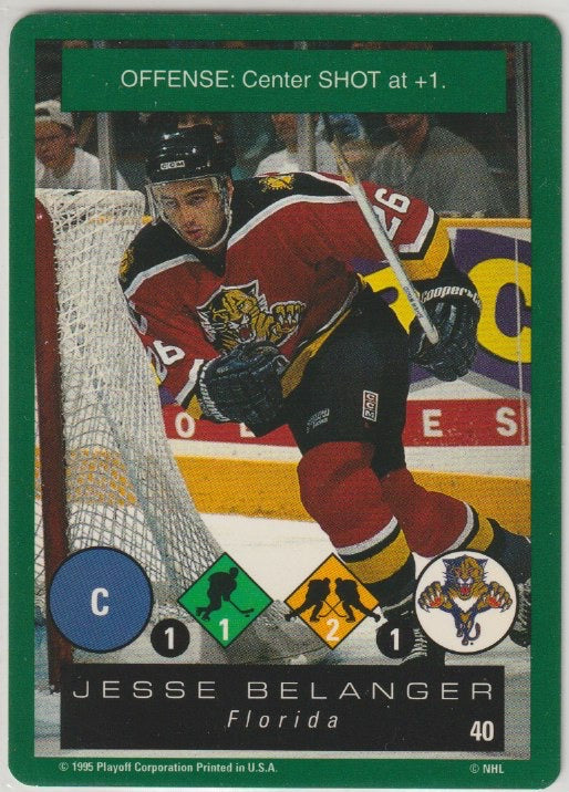 NHL 1995/96 Playoff One on One - No 40 - Jesse Belanger
