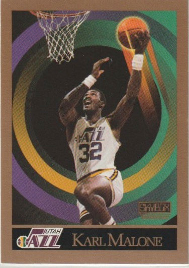 NBA 1990-91 SkyBox - No 282 - Karl Malone