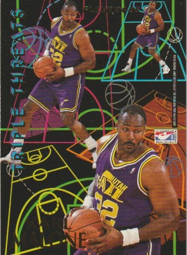 NBA 1994-95 Fleer European Triple Threats - No NN0 - Latrell Sprewell / Karl Malone