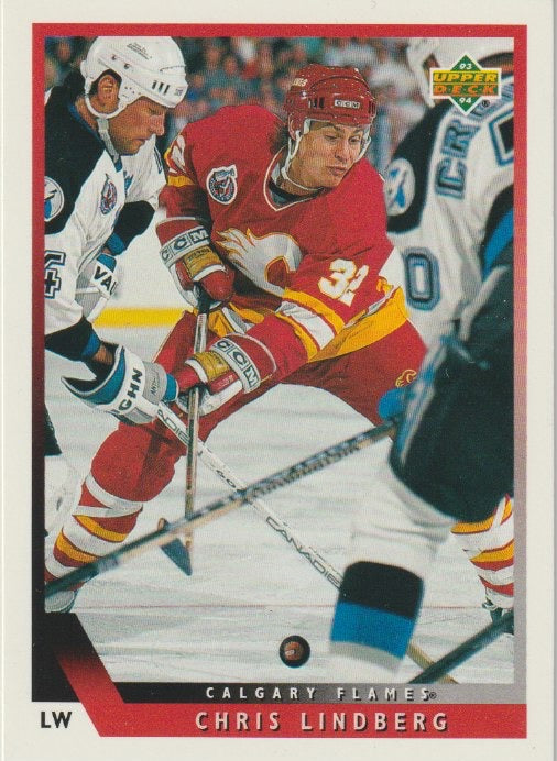 NHL 1993 / 94 Upper Deck - No 196 - Chris Lindberg
