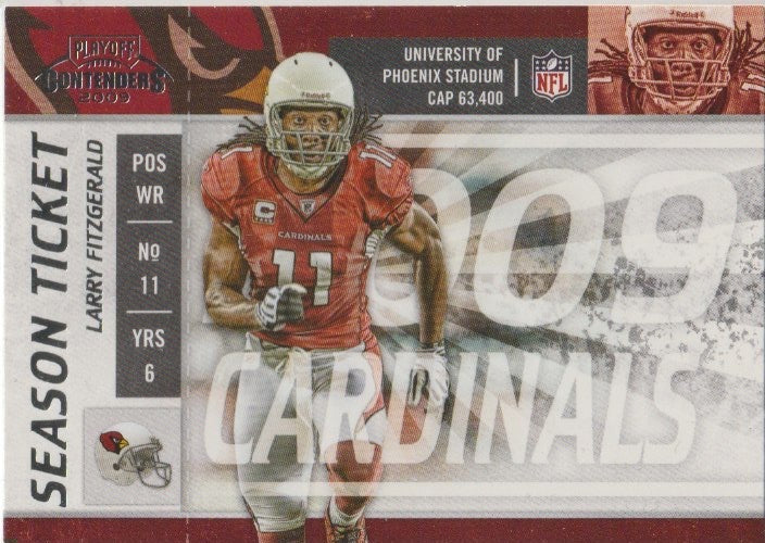 NFL 2009 Playoff Contenders - No 2 - Larry Fitzgerald