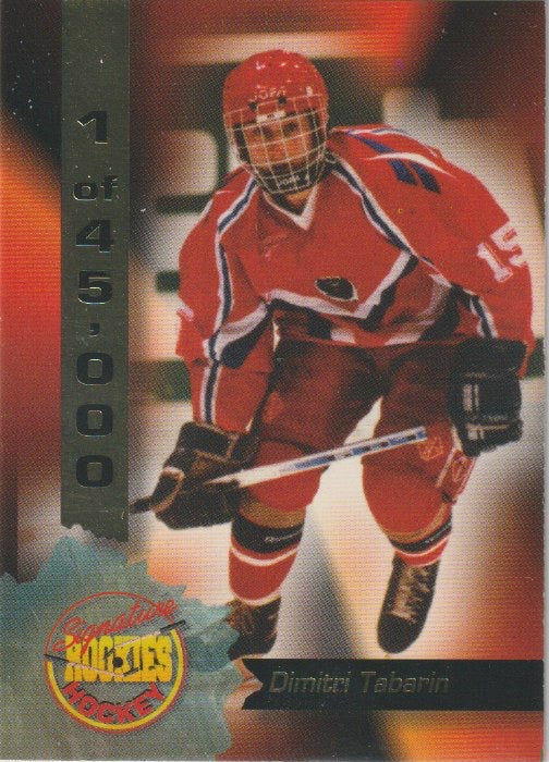NHL 1995 Signature Rookies - No 32 - Dimitri Tabarin