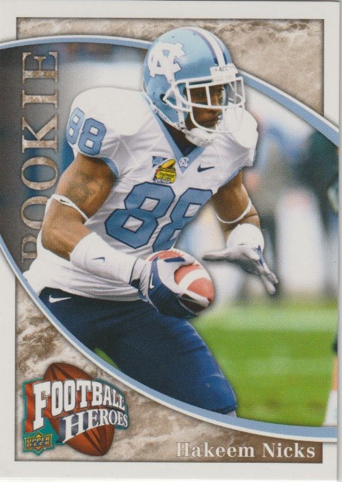 NFL 2009 Upper Deck Heroes - No 157 - Hakeem Nicks