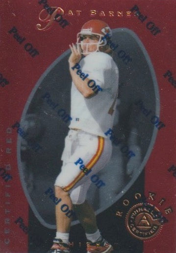 NFL 1997 Pinnacle Certified Red - No 141 - Pat Barnes