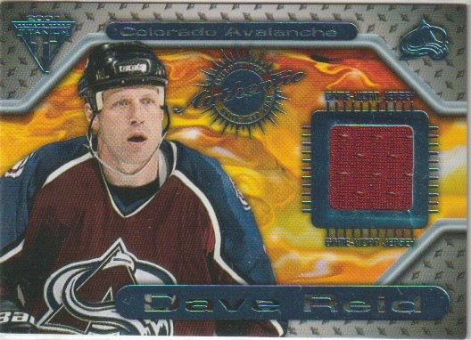 NHL 2000-01 Titanium Game Gear - No 77 - Dave Reid