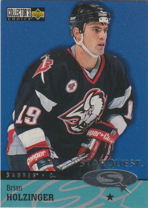 NHL 1997/98 Collector's Choice Star Quest - No SQ14 - Brian Holzinger