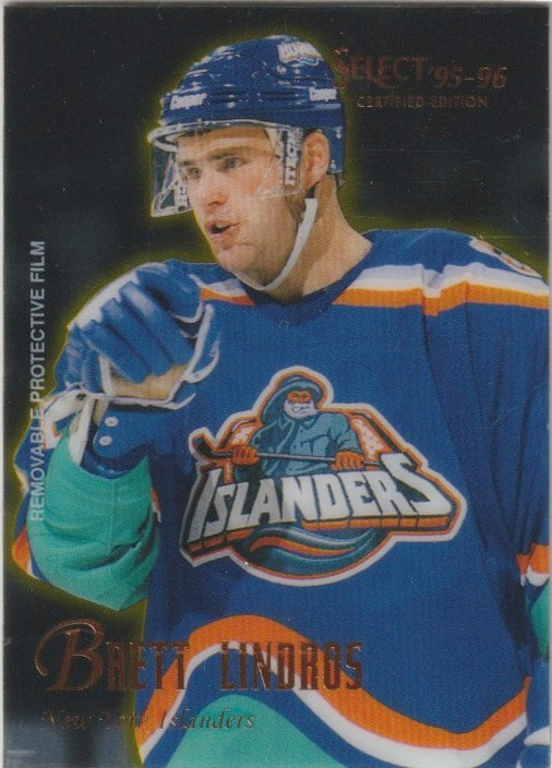 NHL 1995 / 96 Select Certified - No 61 - Brett Lindros