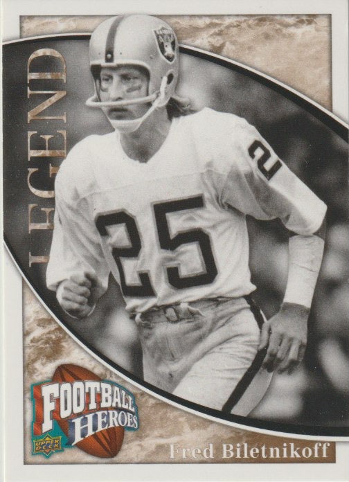 NFL 2009 Upper Deck Heroes - No 278 - Fred Biletnikoff