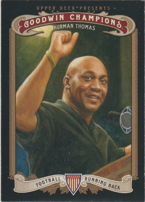 NFL 2012 Upper Deck Goodwin Champions - No 141 - Thurman Thomas